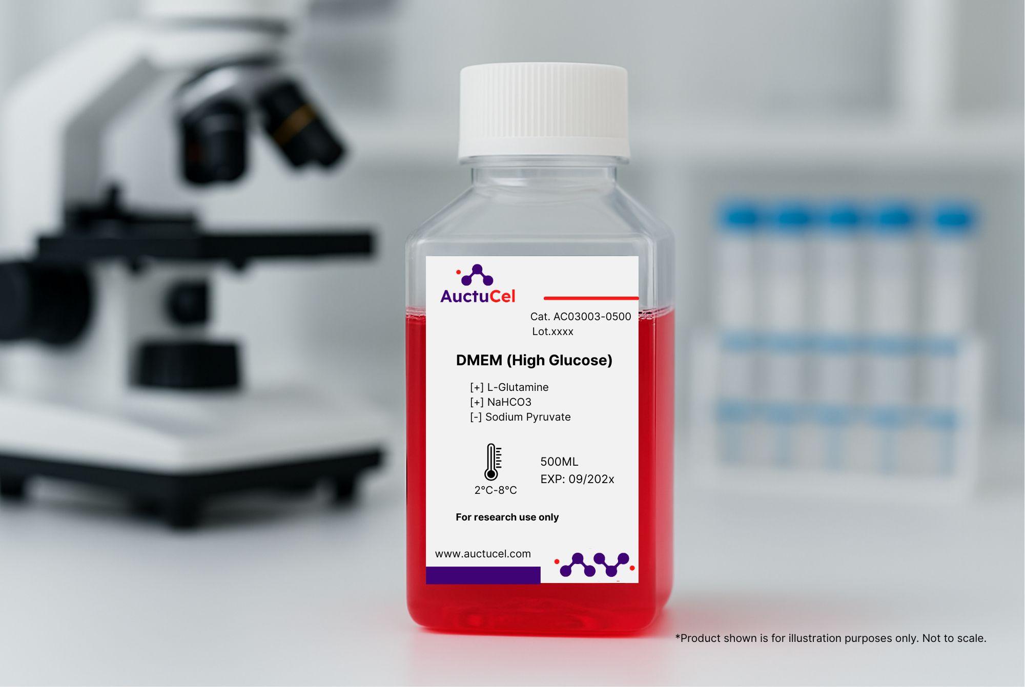 DMEM High Glucose (with L-glu and without Sodium pyruvate)
